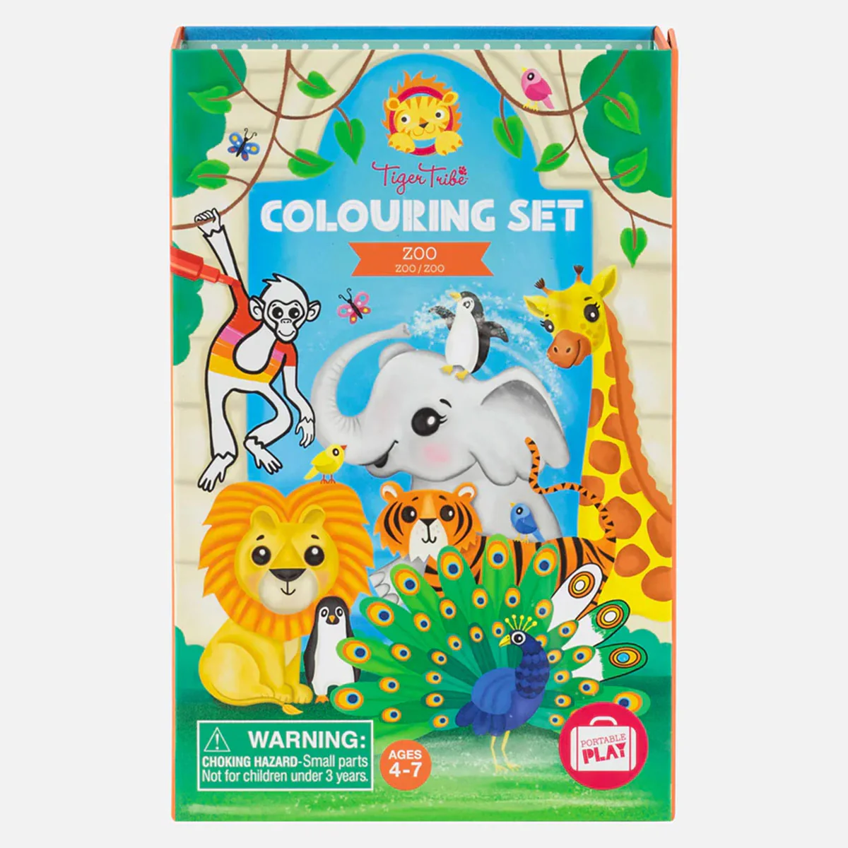 Colouring Set Zoo - Tiger Tribe