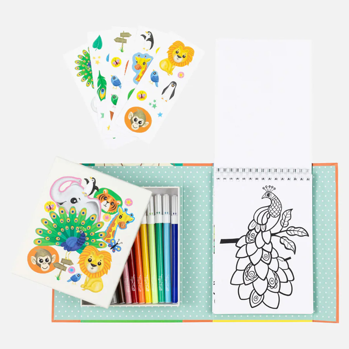Colouring Set Zoo - Tiger Tribe - Image 3