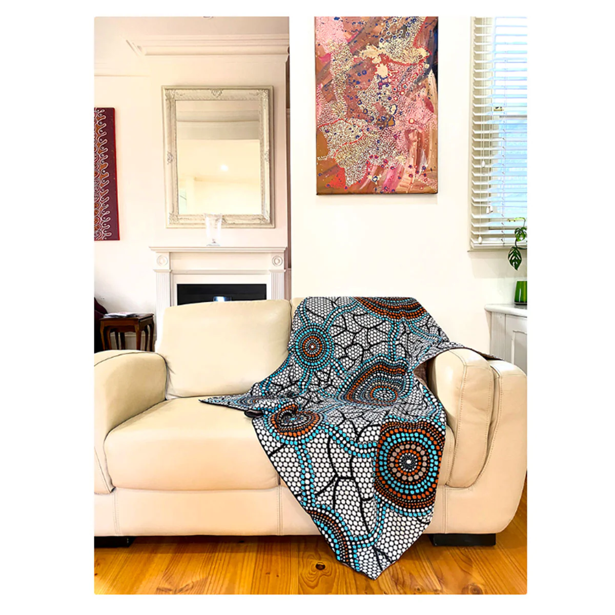 Cotton Throw Bianca Gardiner-Dodd BGD780 - Better World Arts