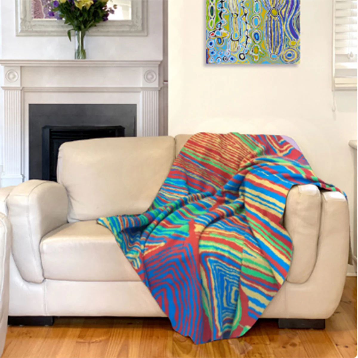 Cotton Throw Judy Watson - Better World Arts