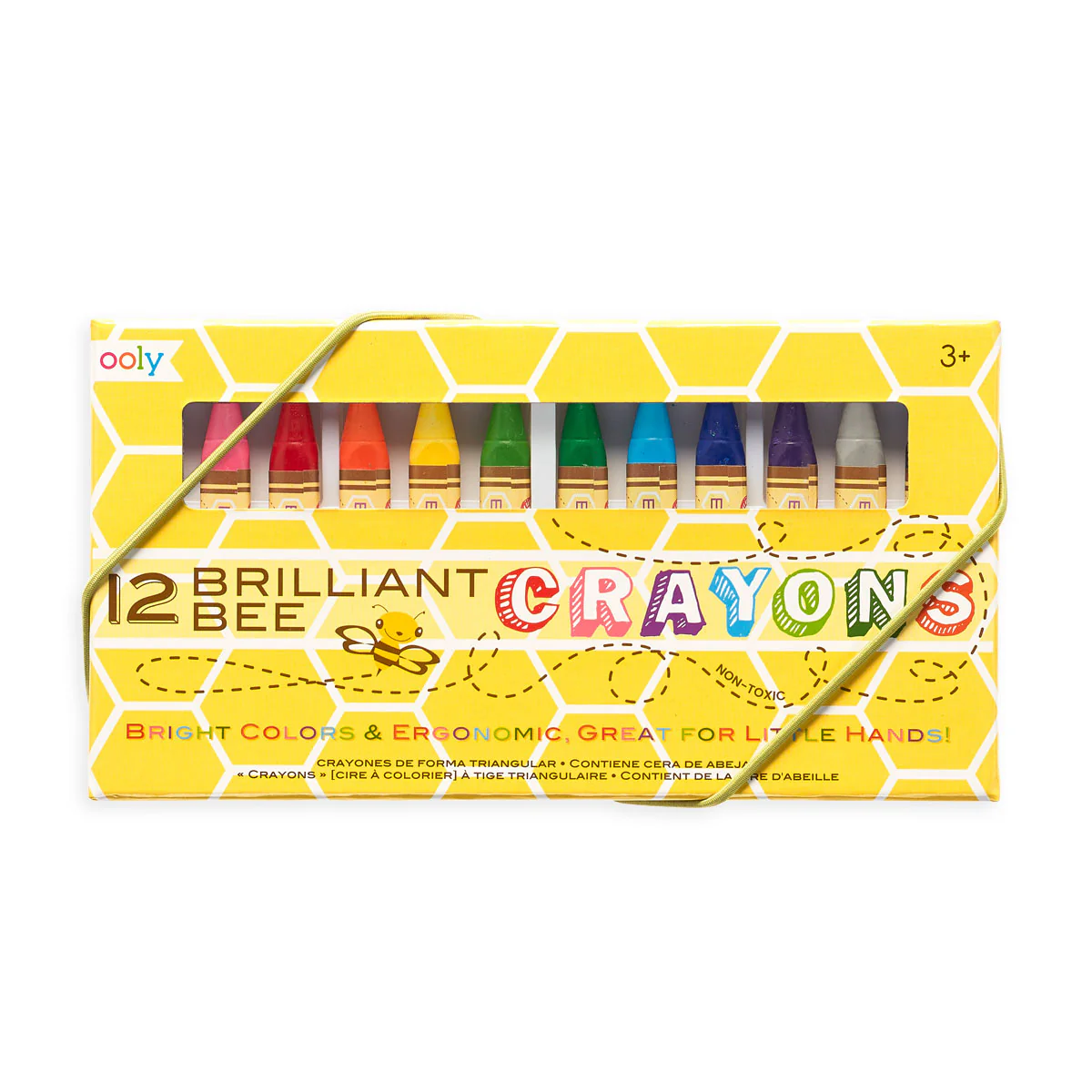 Crayons 12 Pack Brilliant Bee - Bobangles