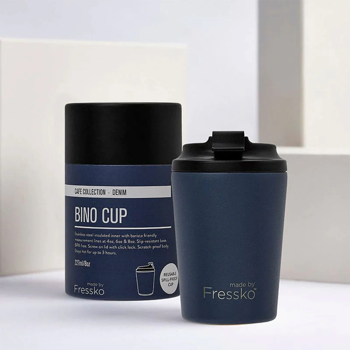 Cup Bino Denim 230ml - Fressko - Image 3