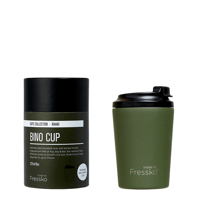 Cup Bino Khaki 230ml - Fressko - Image 3