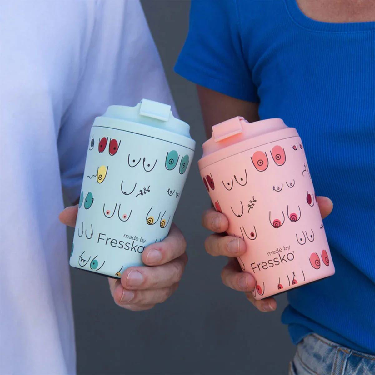 Cup Camino Ceramic Boobie Peachy 340ml - Fressko - Image 2