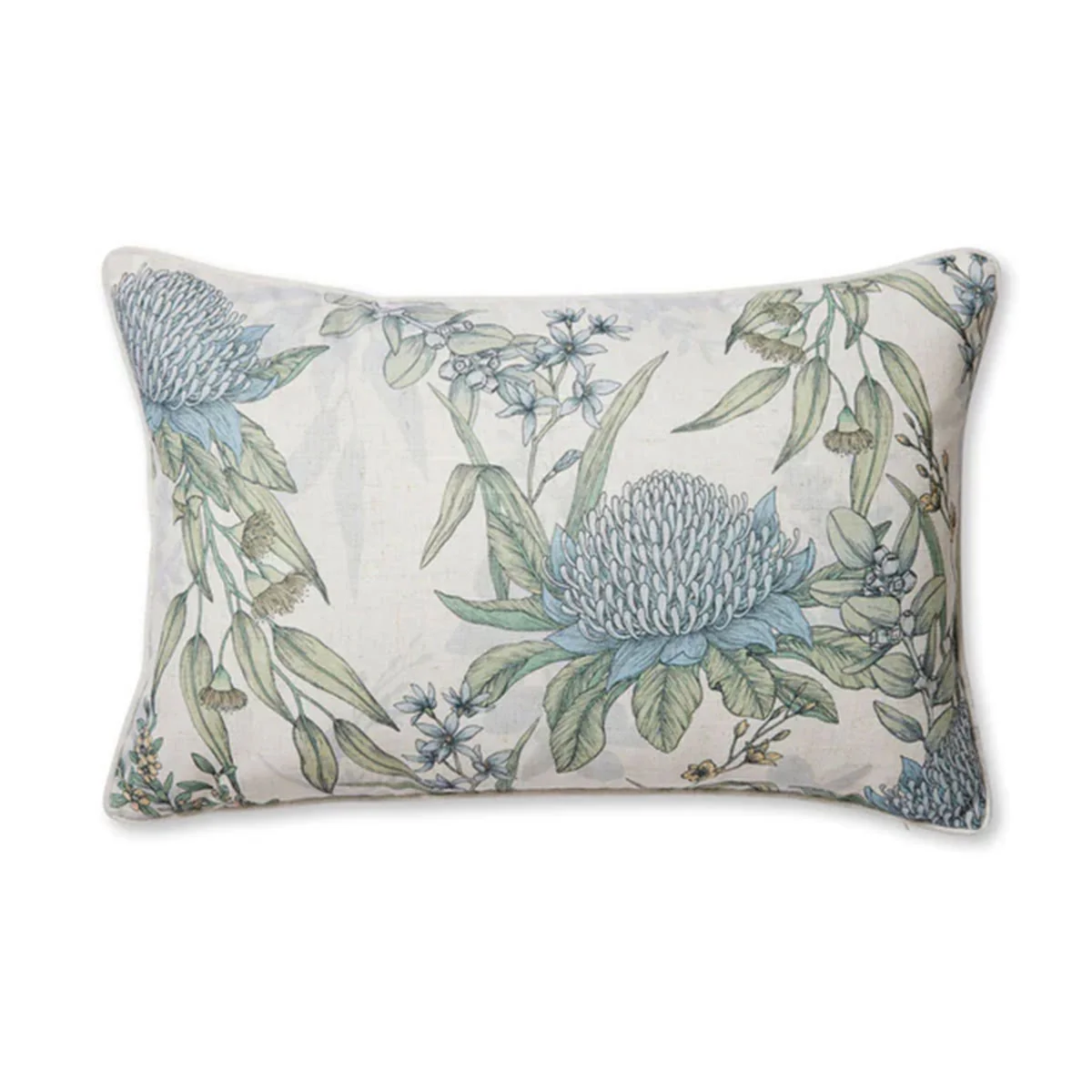Cushion Glenelg White Blue 40x60cm - Madras Link