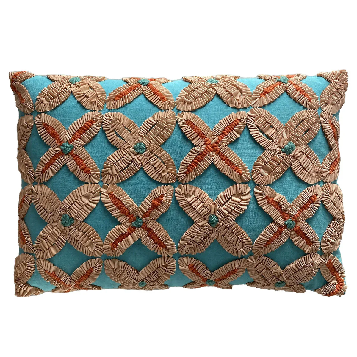 Cushion Lumbar Tahiti Blue Multi 40 x 60cm - Ruby Star Traders
