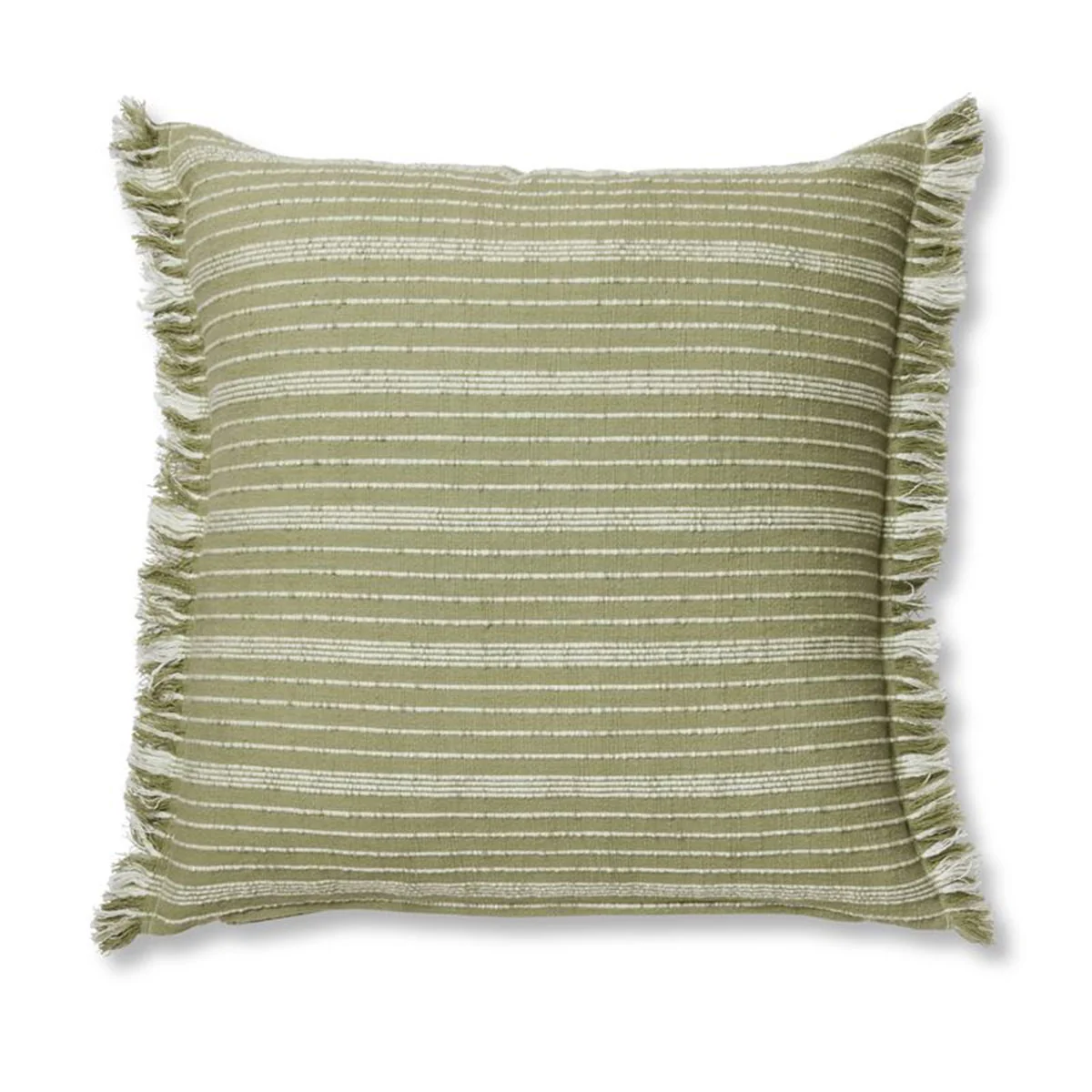 Cushion Stripe Nixon Green 50cm - Madras Link