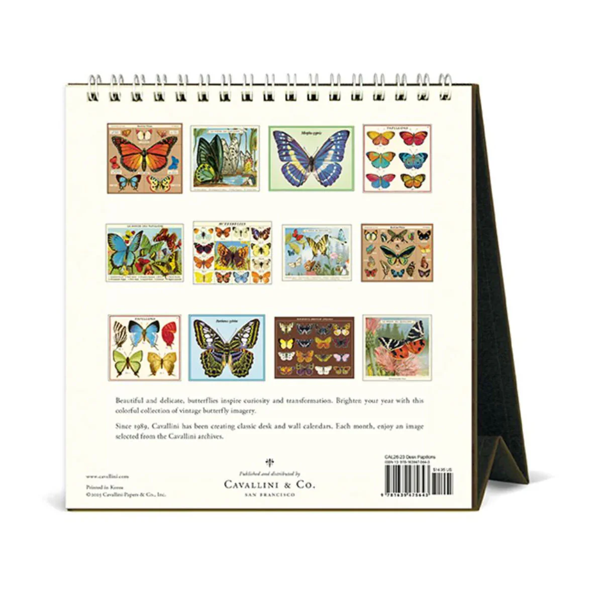 Desk Calendar Butterflies 2026 - Bobangles - Image 3