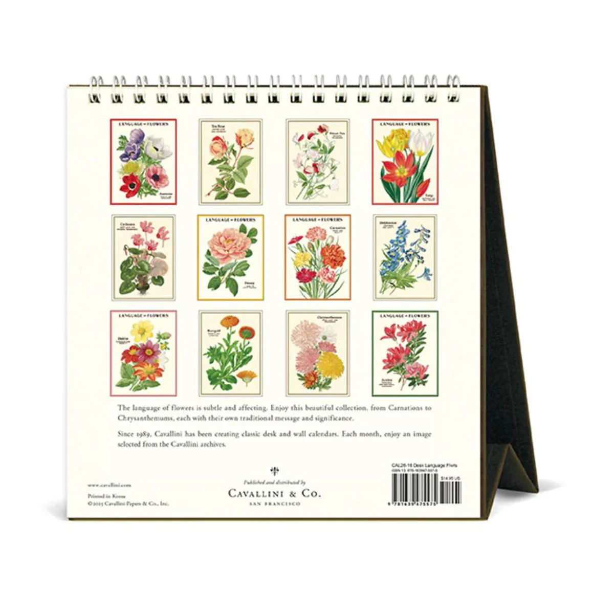 Desk Calendar Language of Flowers 2026 - Bobangles - Image 3