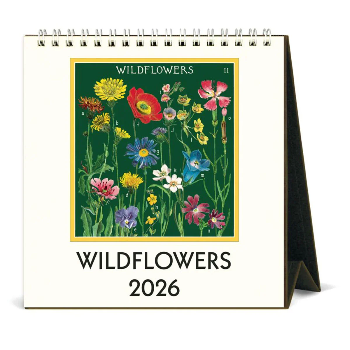 Desk Calendar Wildflowers 2026 - Bobangles