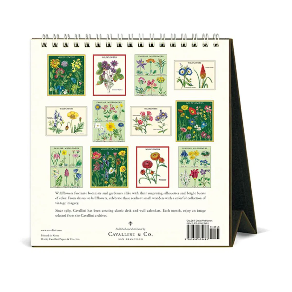 Desk Calendar Wildflowers 2026 - Bobangles - Image 3