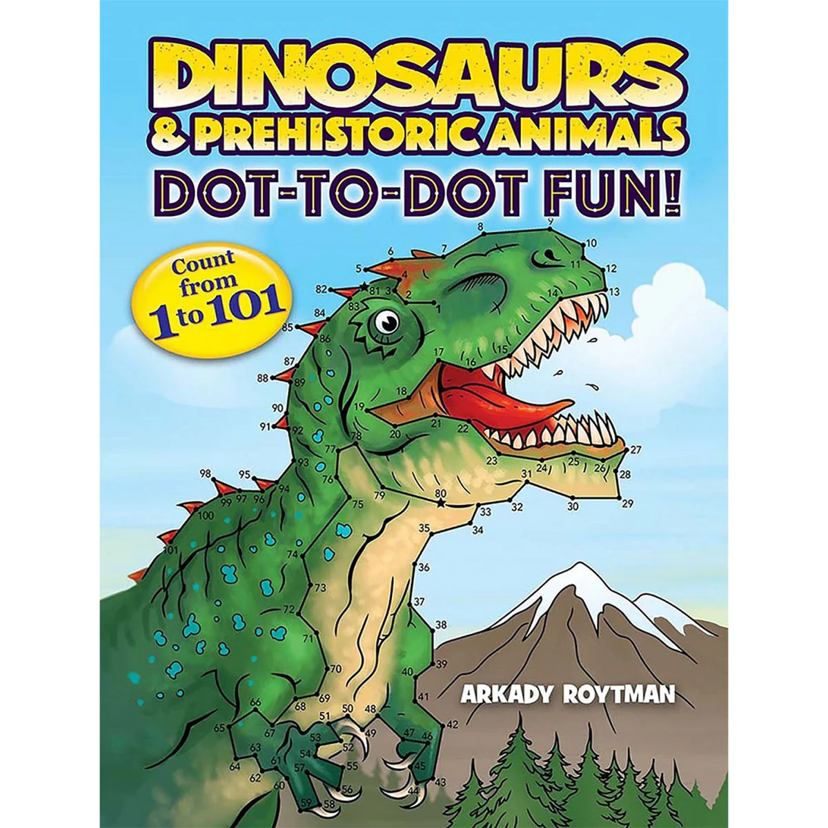 Dinosaurs and Prehistoric Animals Dot to Dot Fun