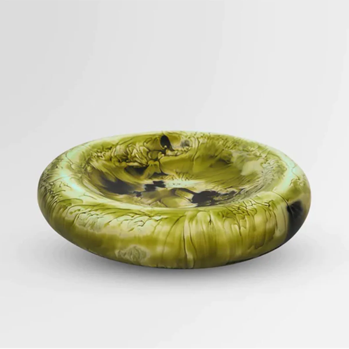 Dish Mother of Pearl Malachite - Dinosaur Designs