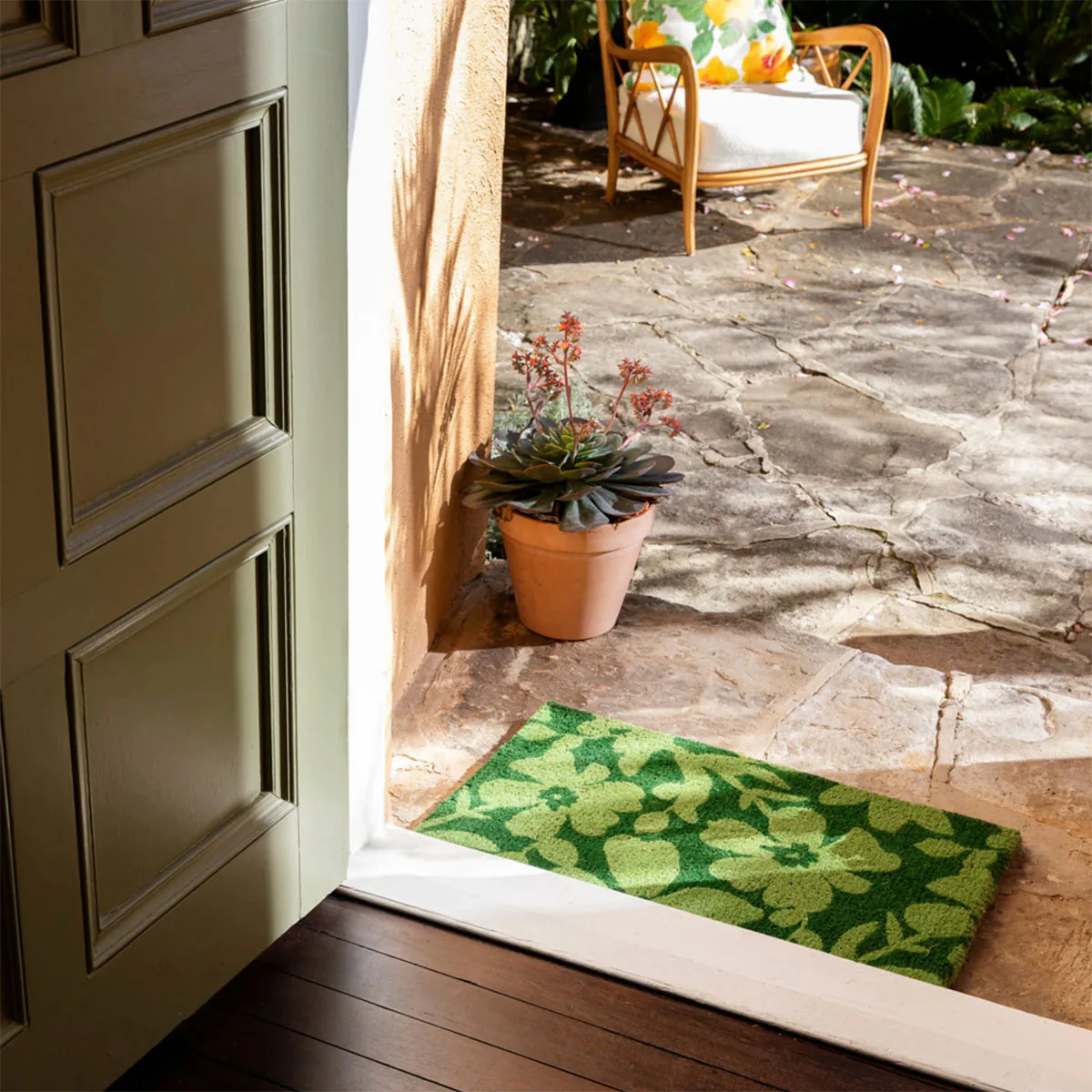 Door Mat Mallow Green - Bonnie and Neil - Image 2