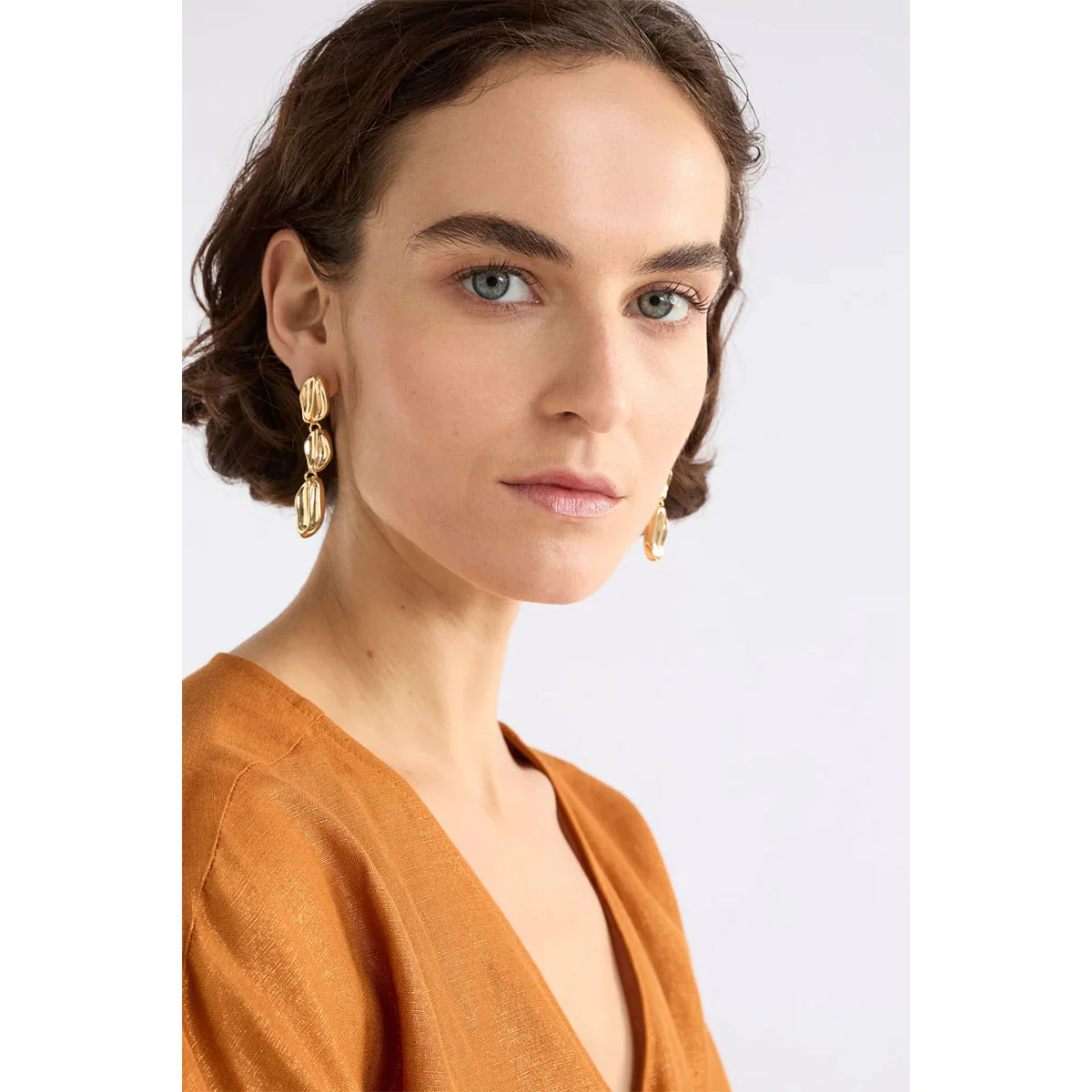 Drop Earring Delaa Gold - Elk Accessories - Image 2