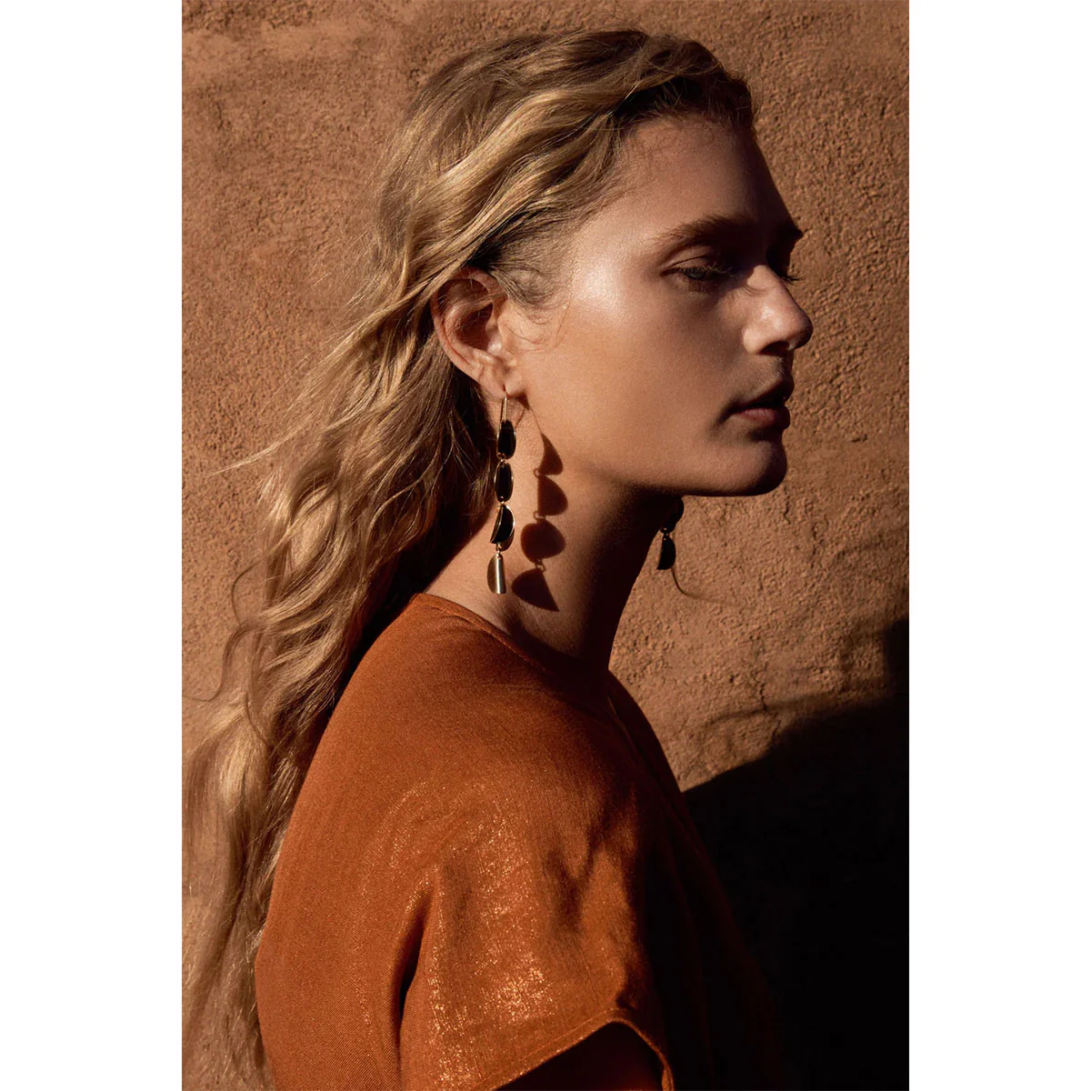 Drop Earring Fossen Gold - Elk Accessories - Image 2