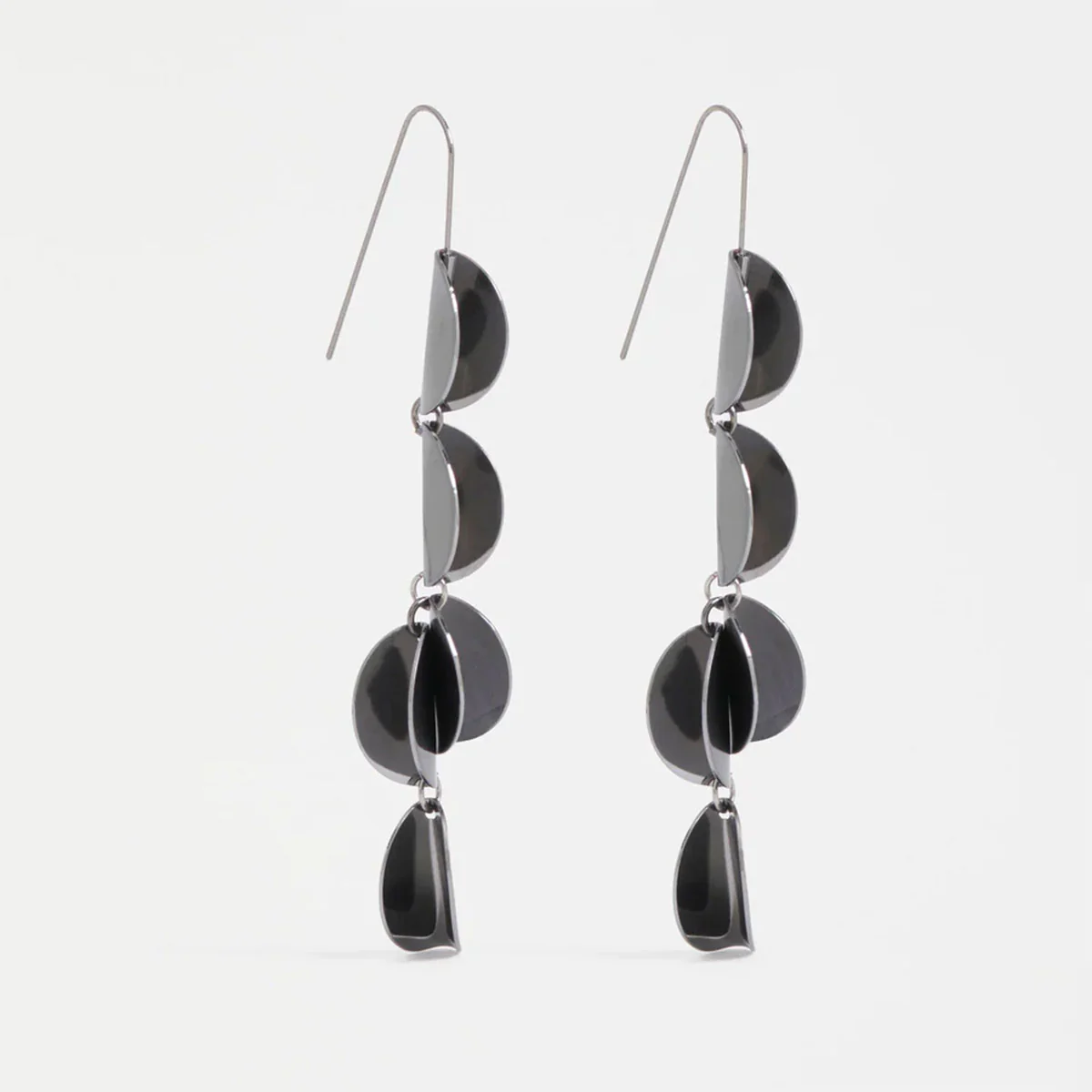 Drop Earring Fossen Gunmetal - Elk Accessories