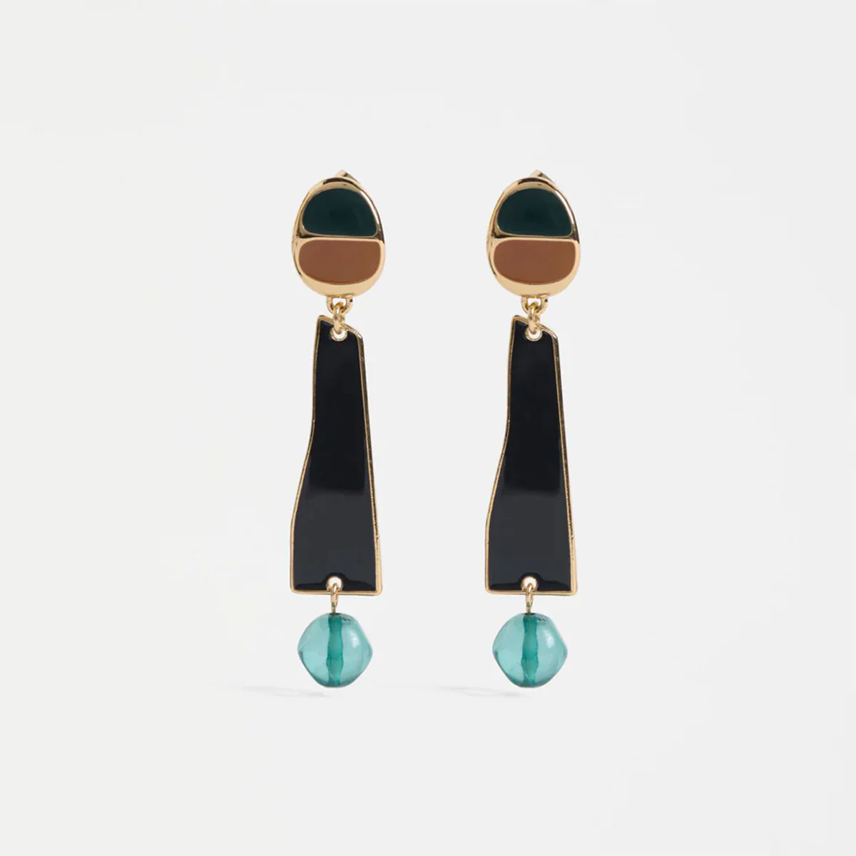 Drop Earring Ter Gold - Elk Accessories