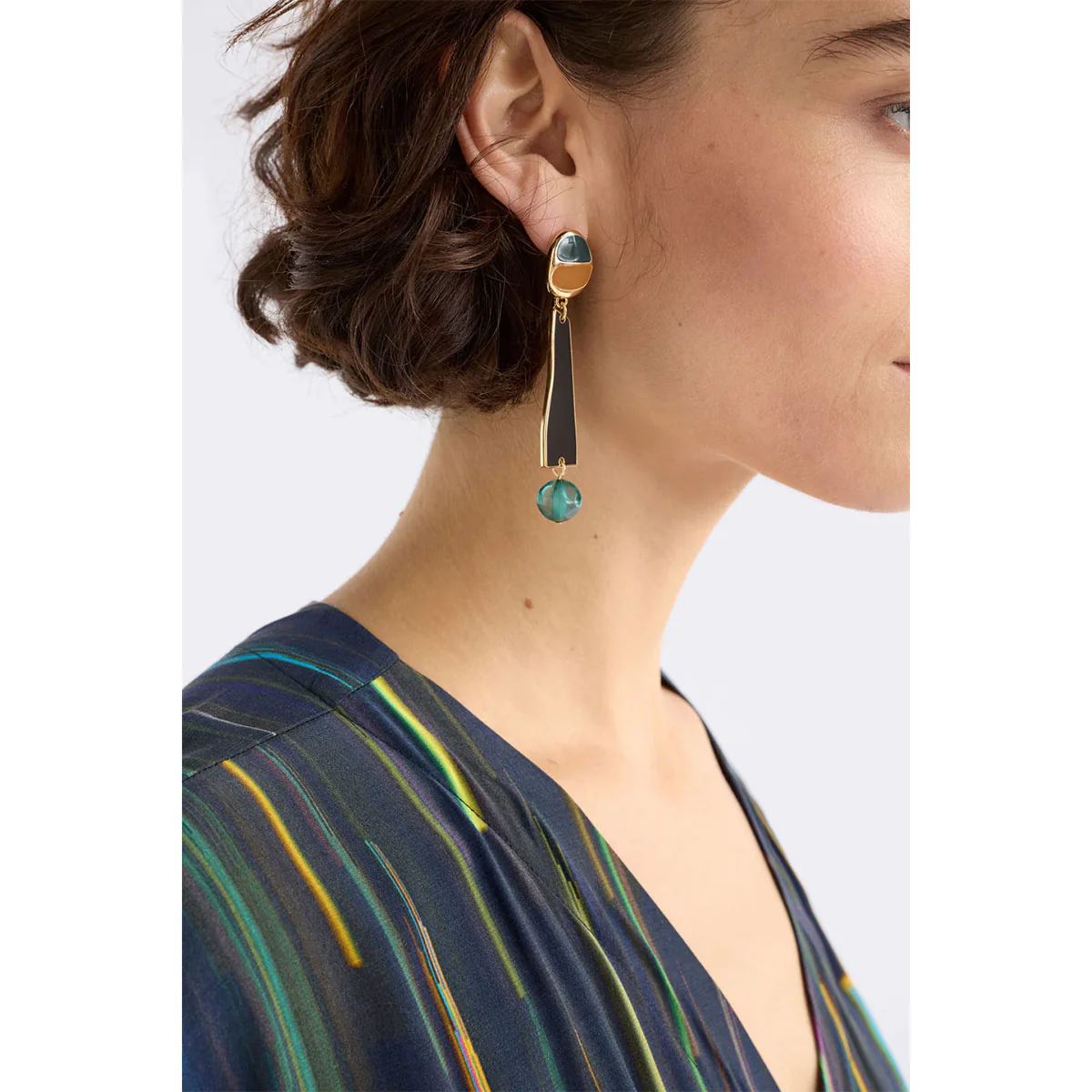Drop Earring Ter Gold - Elk Accessories - Image 2
