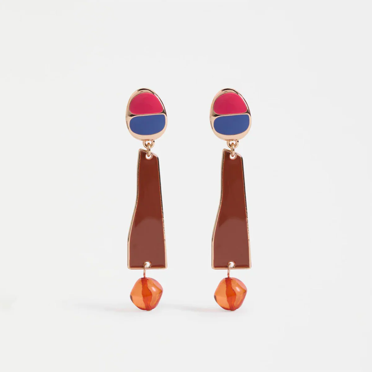 Drop Earring Ter Rose Gold - Elk Accessories
