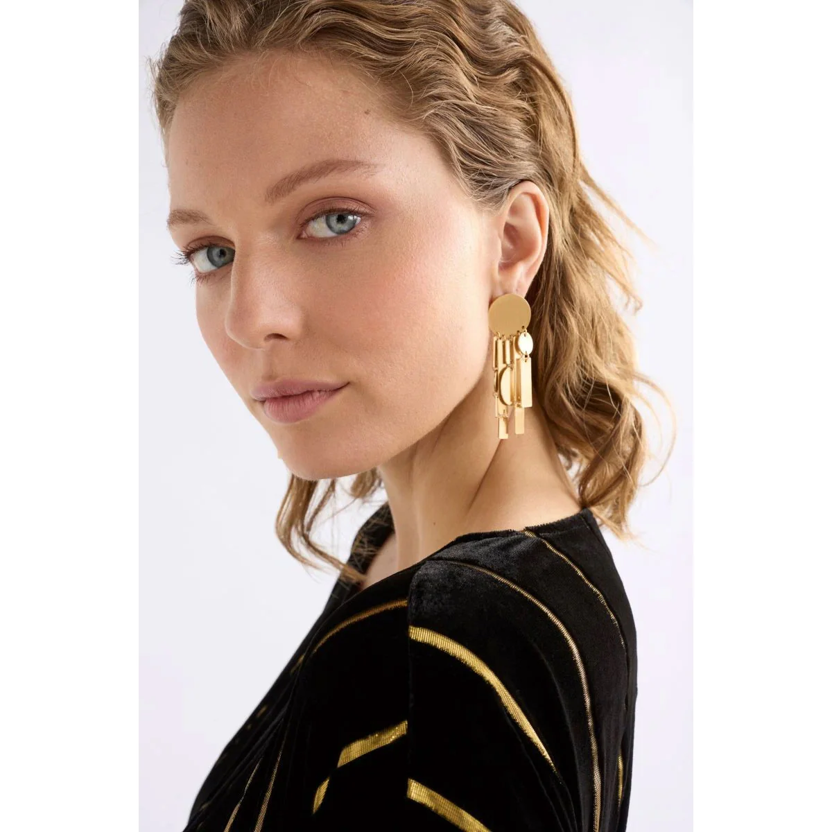 Drop Earring Vatten Gold - Elk Accessories - Image 2