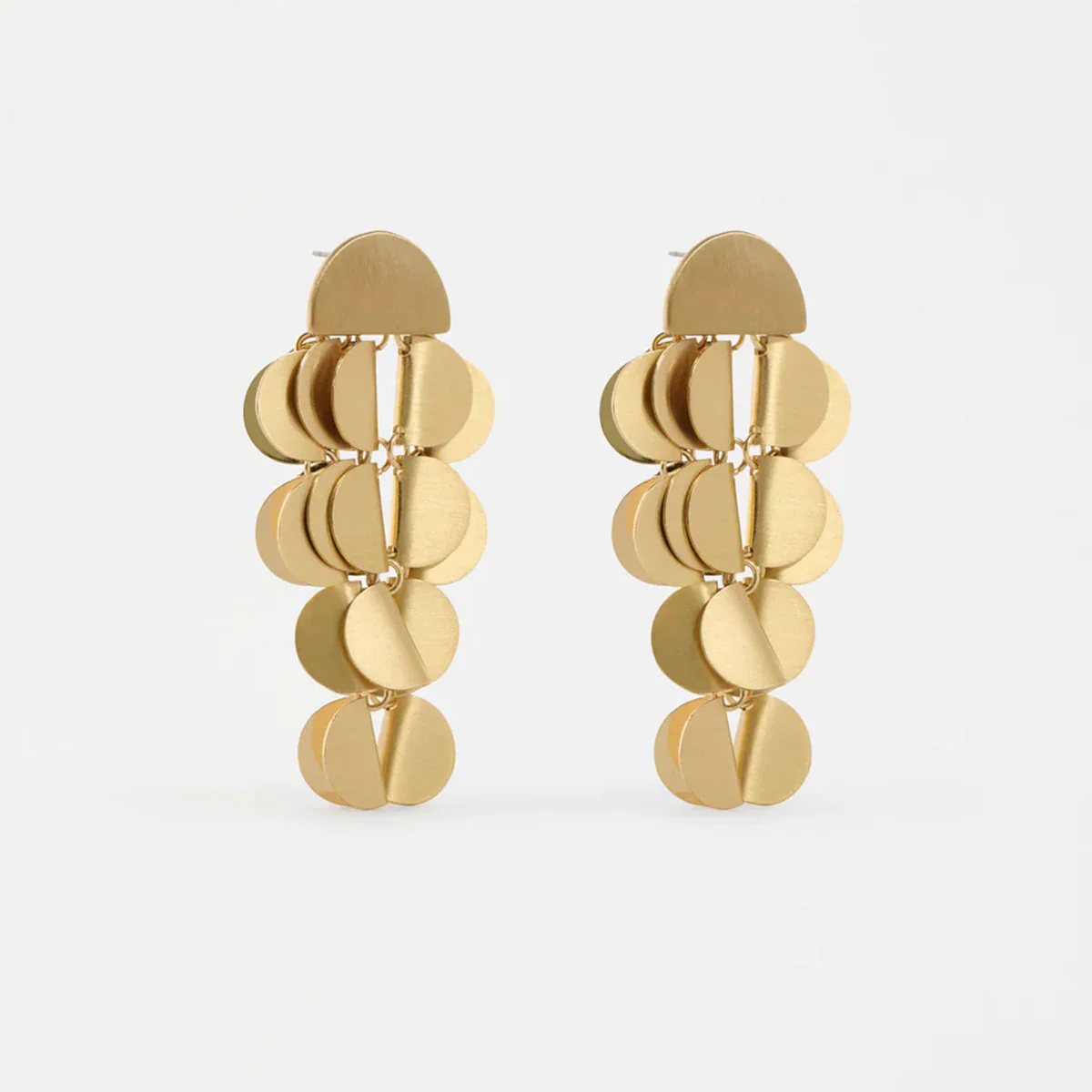 Earring Drop Ozett Gold - Elk Accessories