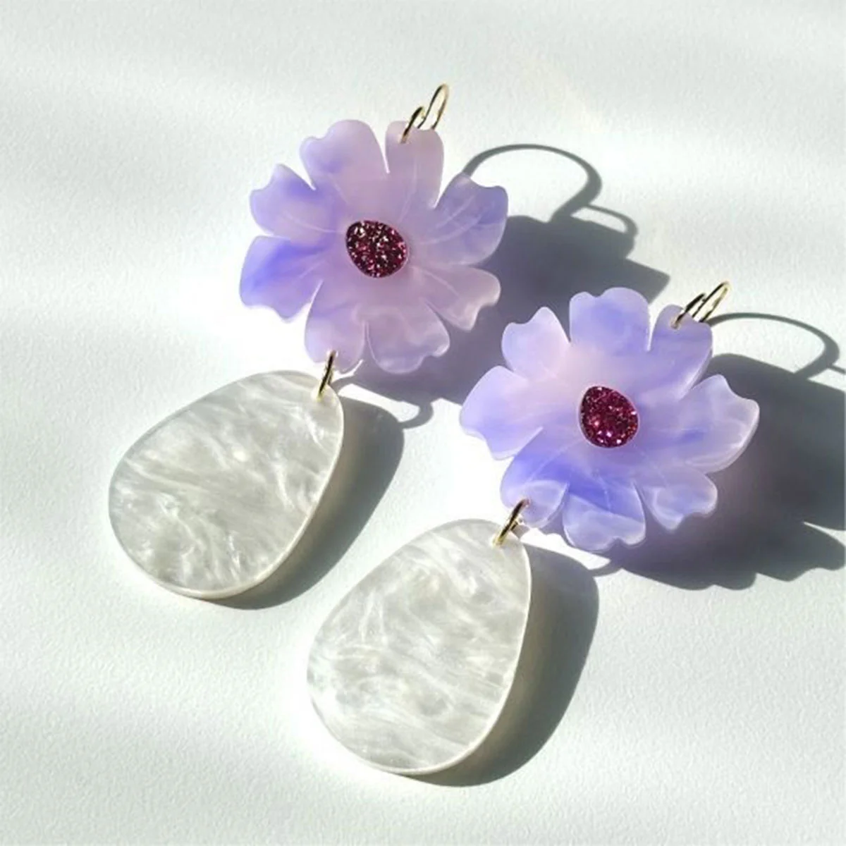 Earring Fiesta Lavender - Hagen and Co