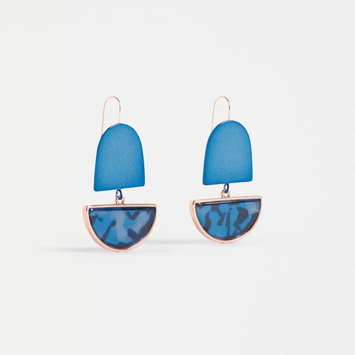 Earring Hook Heran Blue Tortoiseshell - Elk Accessories