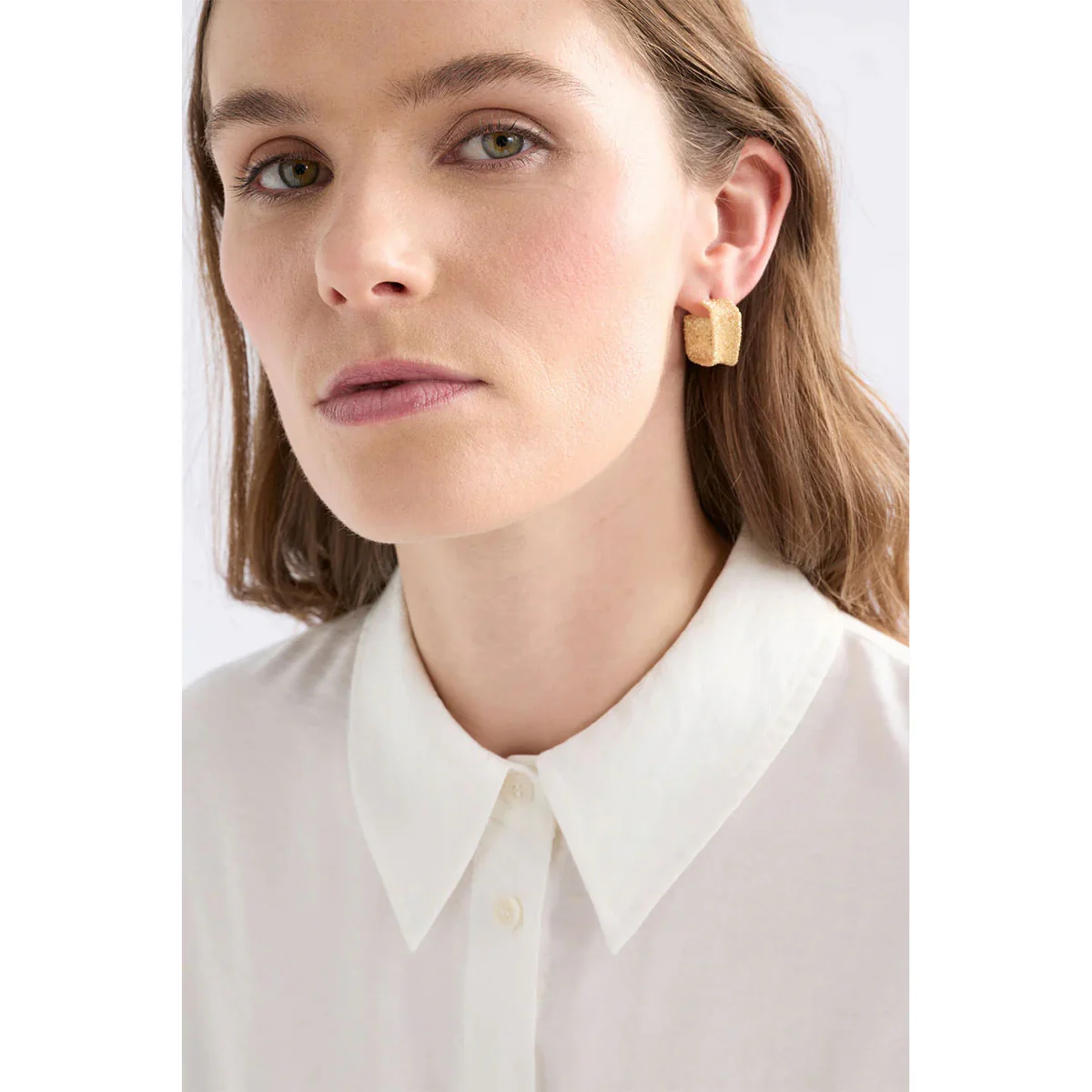 Earring Hoop Detta Gold - Elk Accessories - Image 2