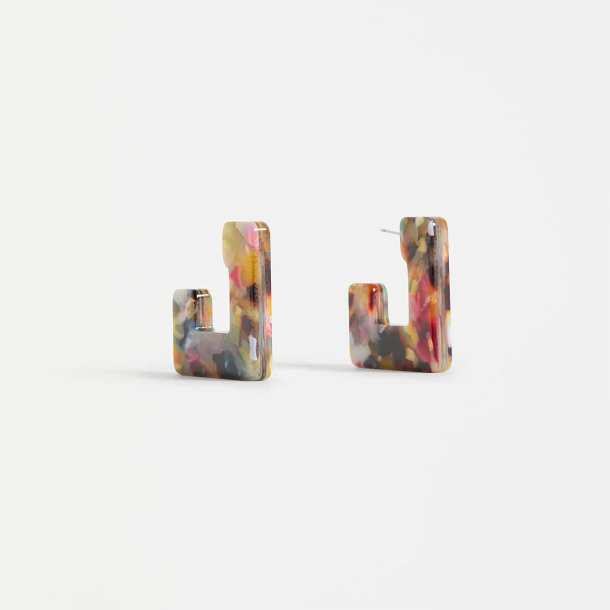 Earring Hoop Spari Beige Multi - Elk Accessories