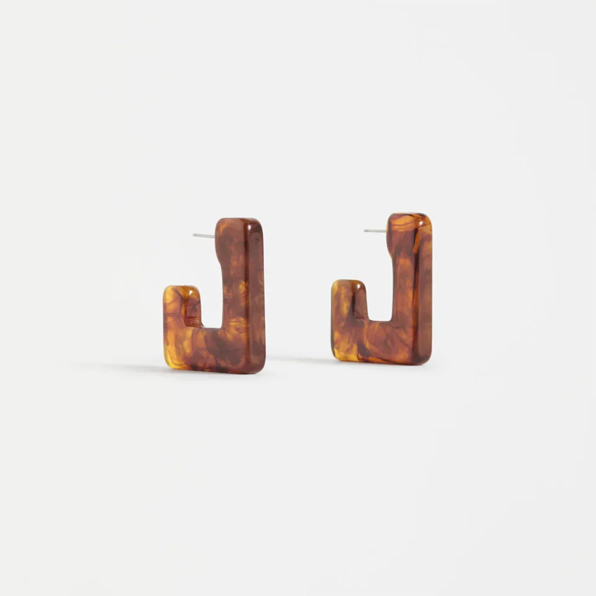 Earring Hoop Spari Tortoiseshell - Elk Accessories