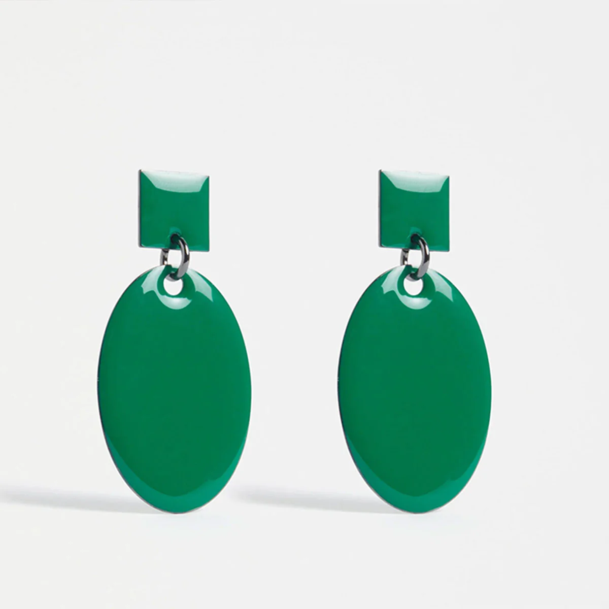 Earring Innfellt Milan Green - Elk Accessories