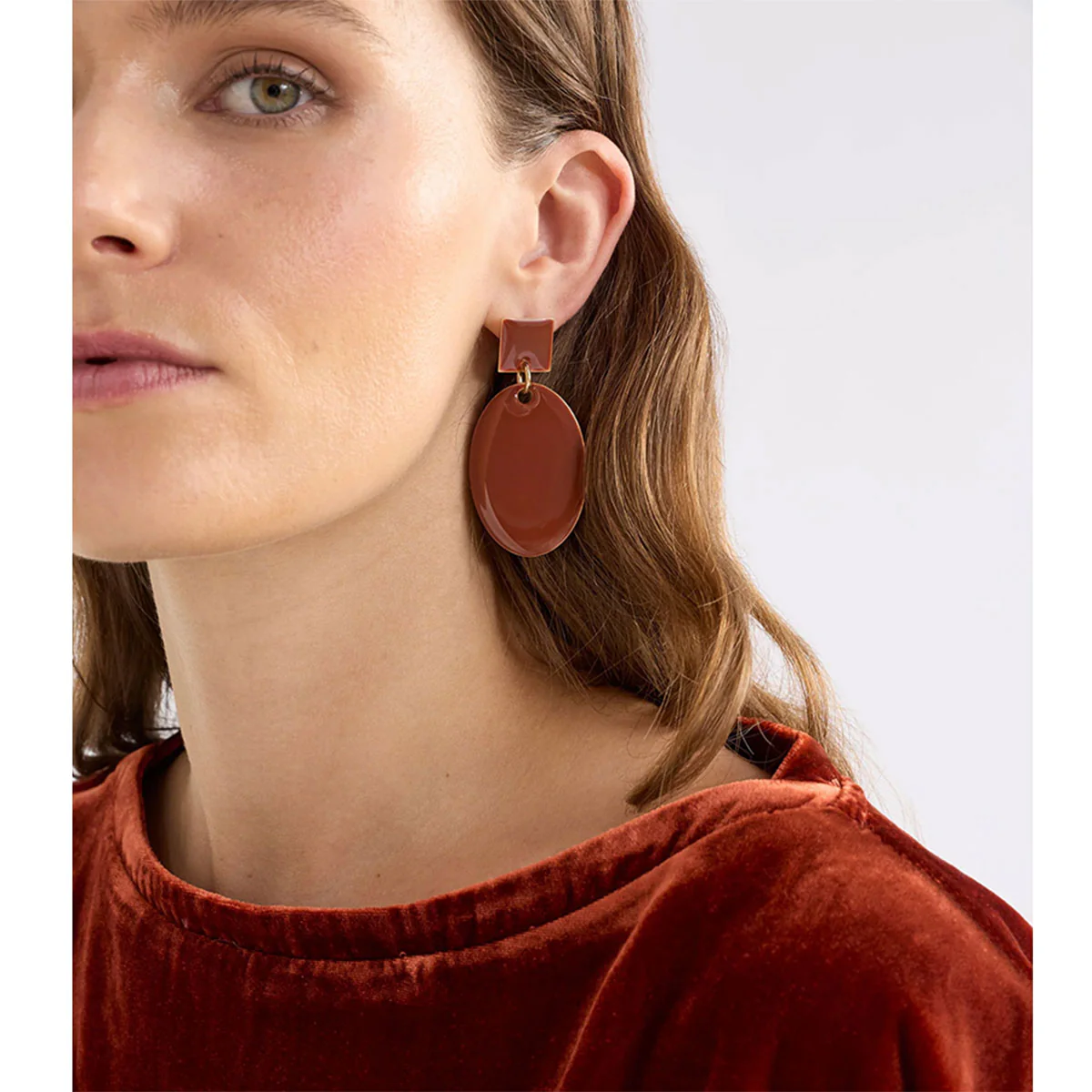 Earring Innfellt Milan Green - Elk Accessories - Image 2
