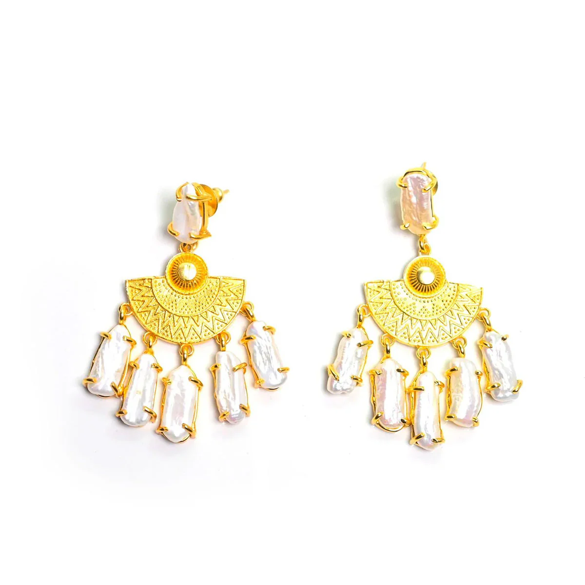 Earring Xena Baroque Pearl - Gemajestry