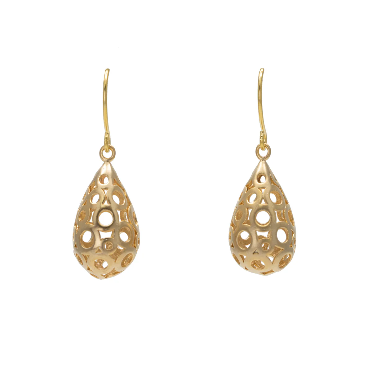Earrings Bubble Teardrop Gold - Bec Stern