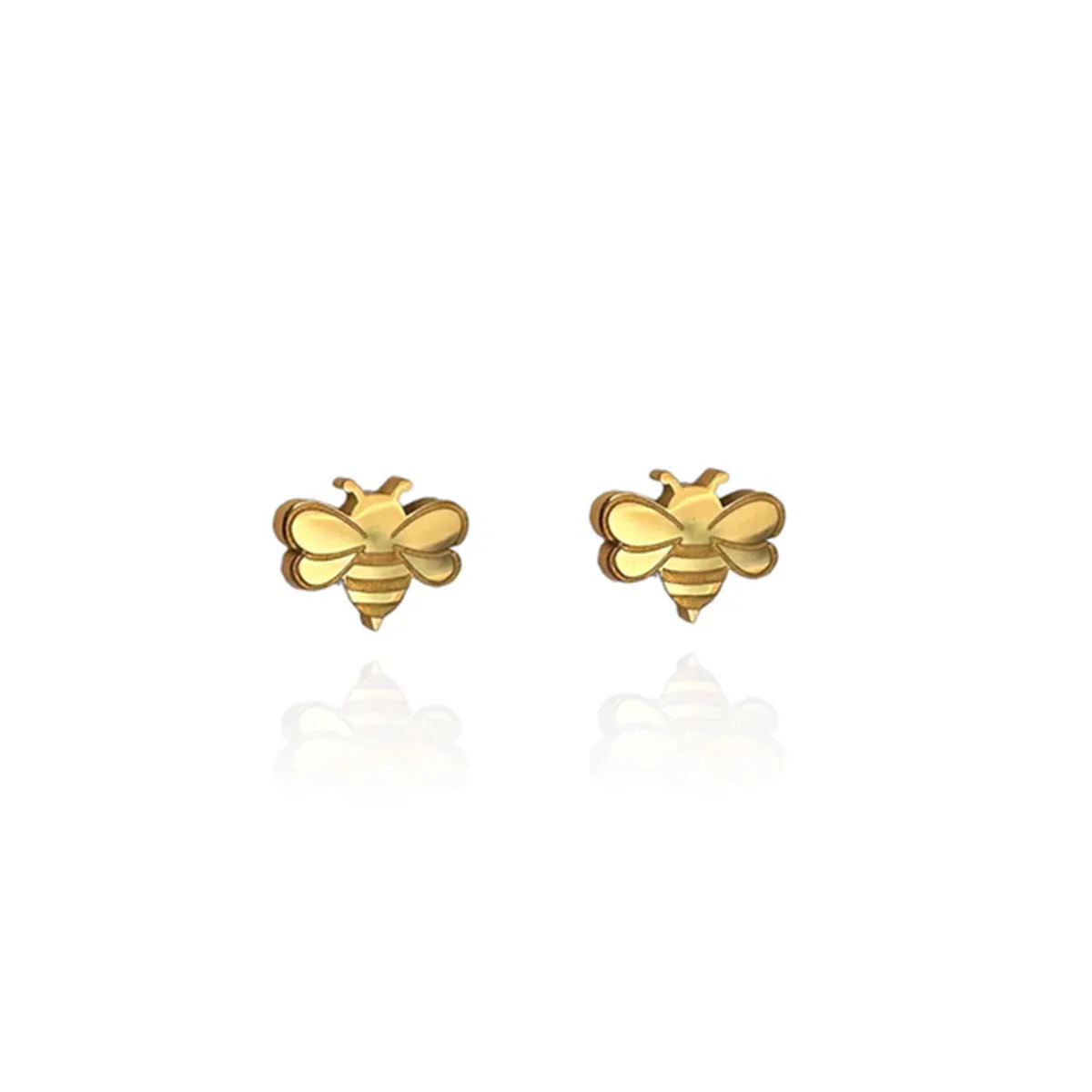 Earrings Bee Gold Studs - Originals Lab