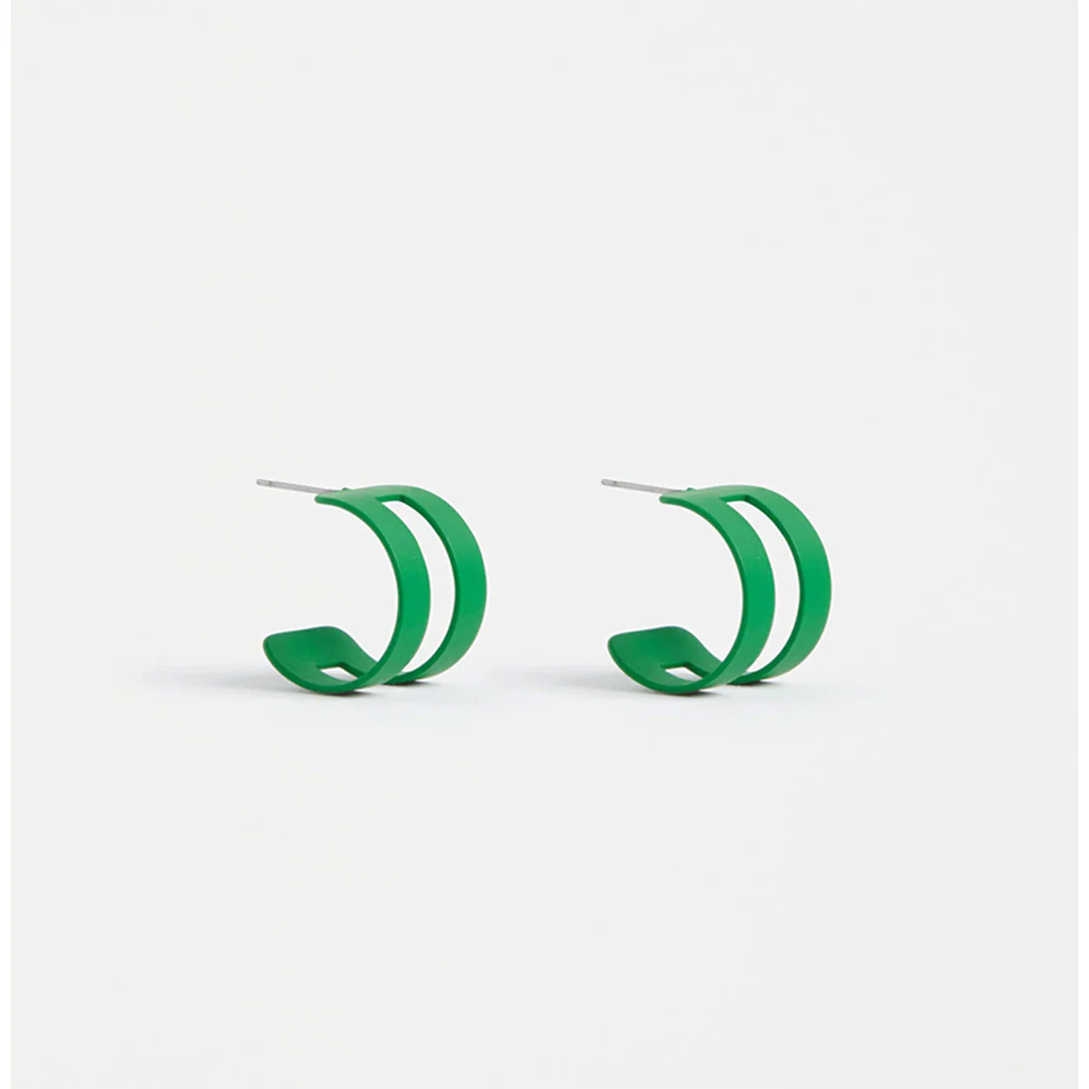 Earrings Beja Hoop Kelly Green - Elk