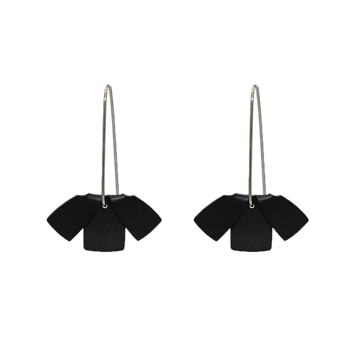 Earrings Black Flip/Flat - Fink