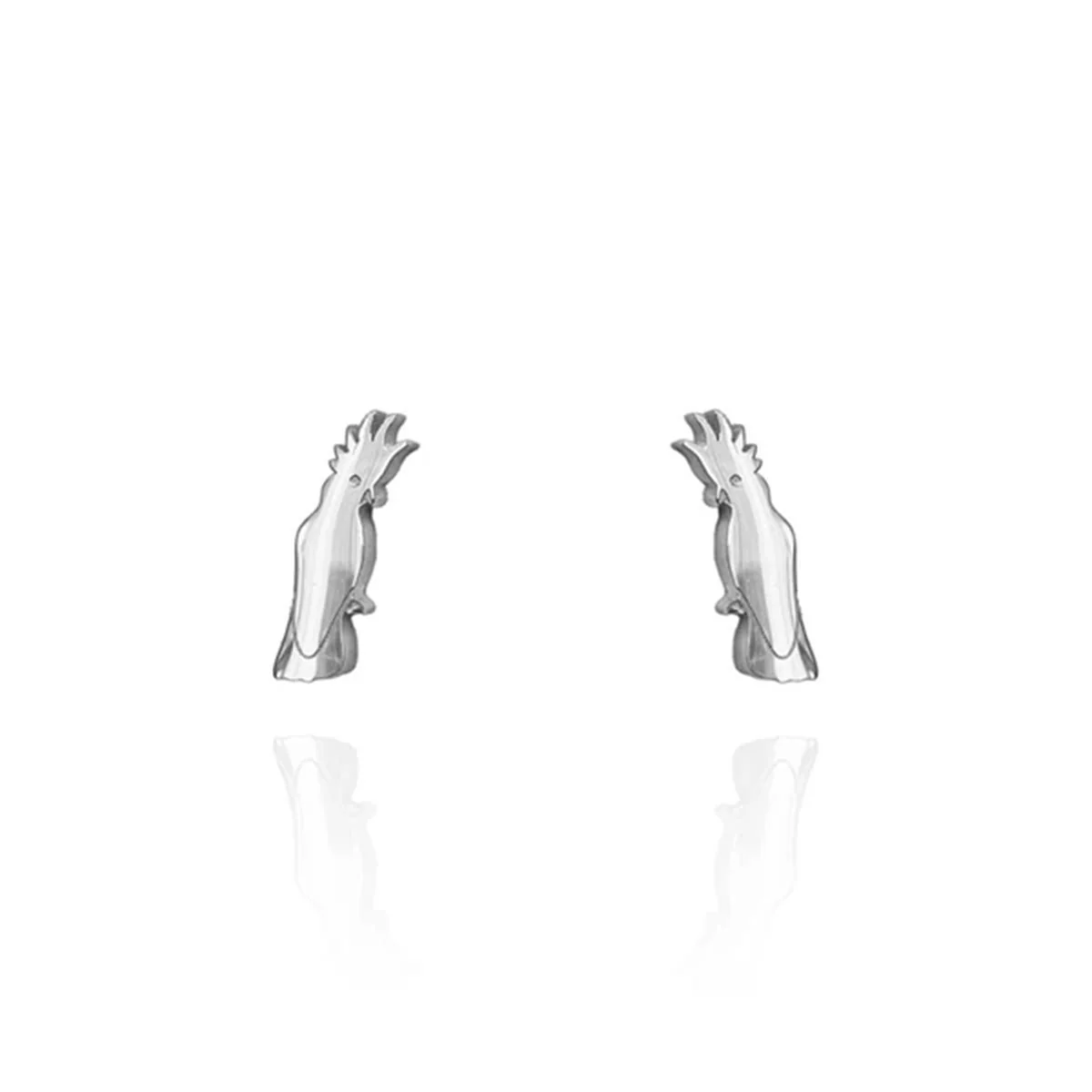 Earrings Cockatoo Silver Studs - Originals Lab