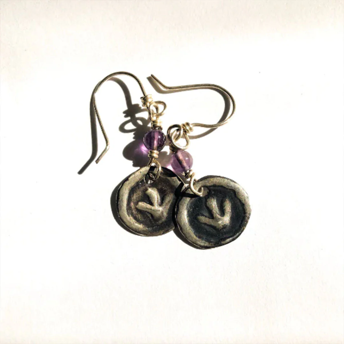 Earrings Emu Gemstone Sterling Silver - Sonia Pallett