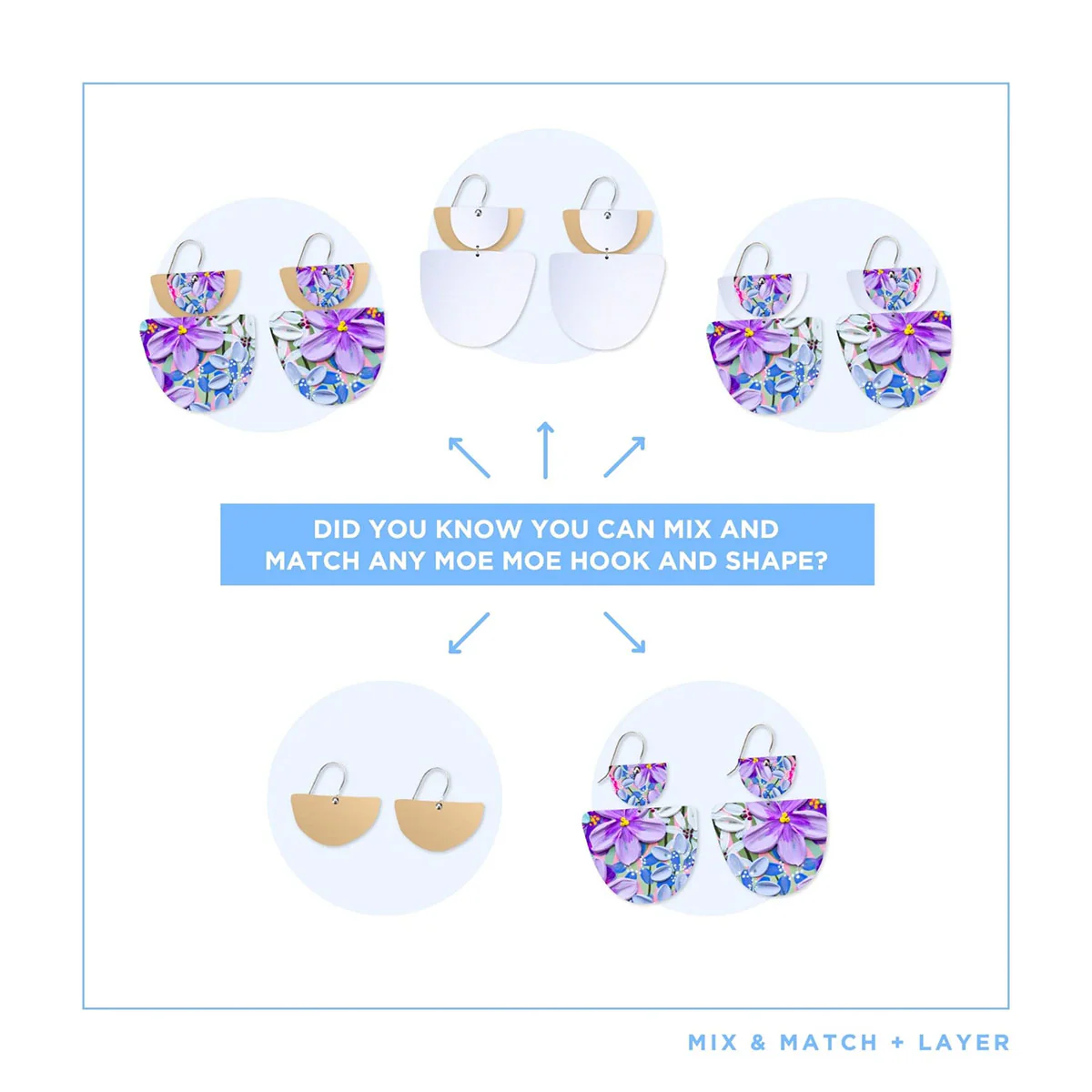 Earrings Garden Party Double Bell Drop - Moe Moe - Image 3