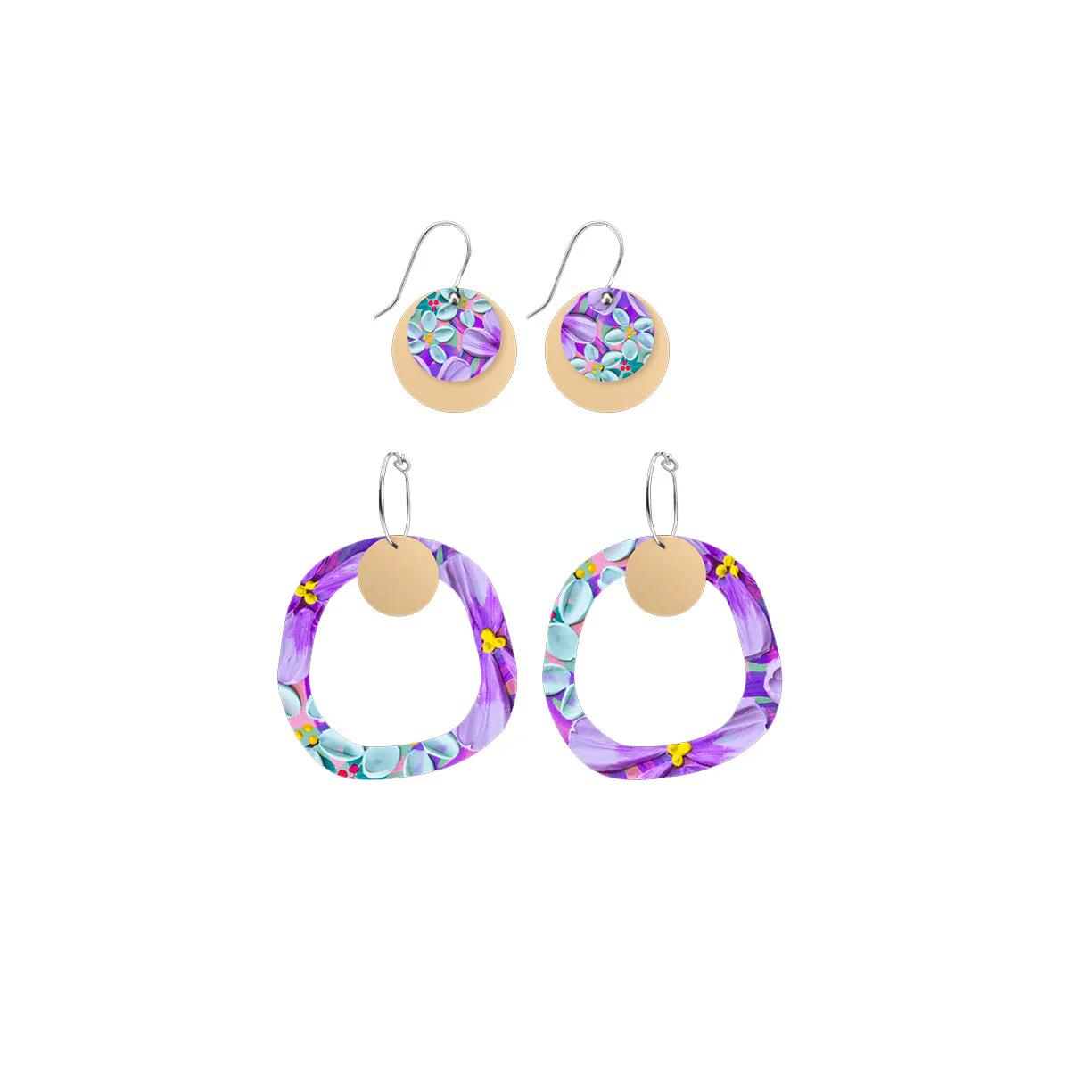 Earrings Garden Party Organic Combo Pack - Moe Moe
