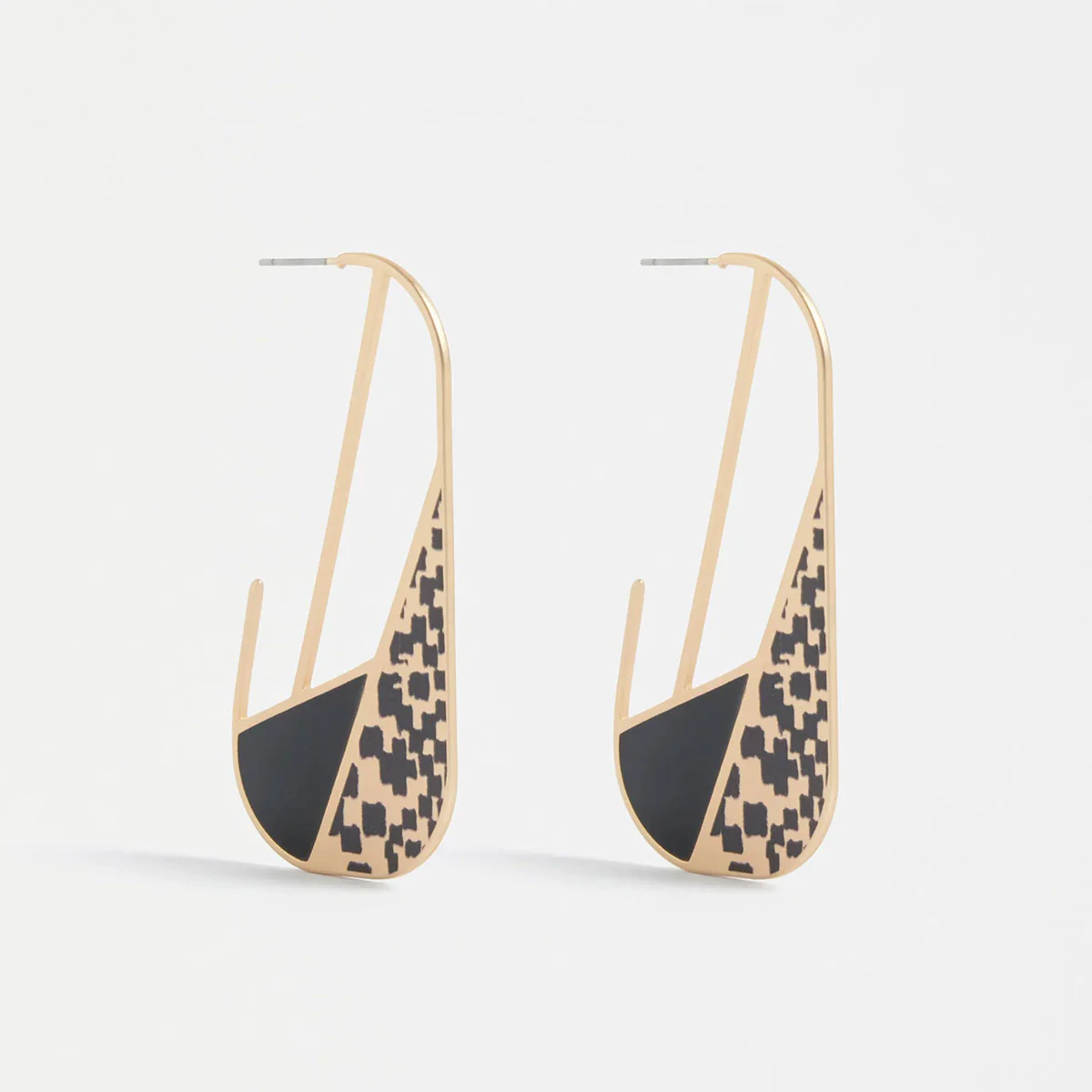 Earrings Hoop Mond Gold - Elk Accessories