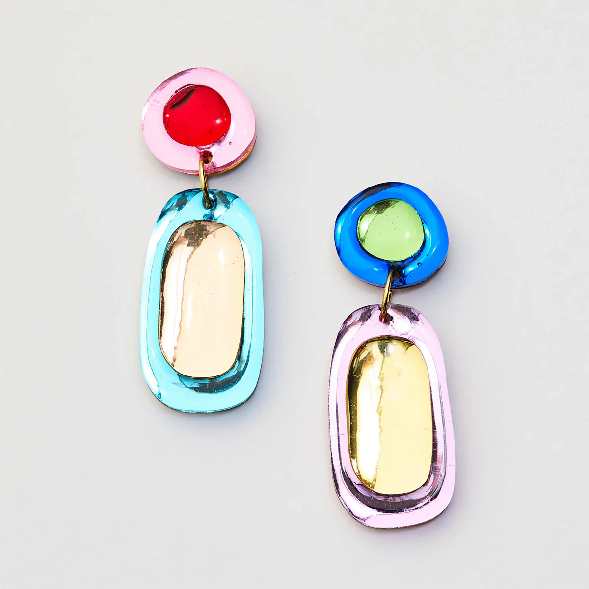 Earrings Jelly Drop Rainbow - Martha Jean