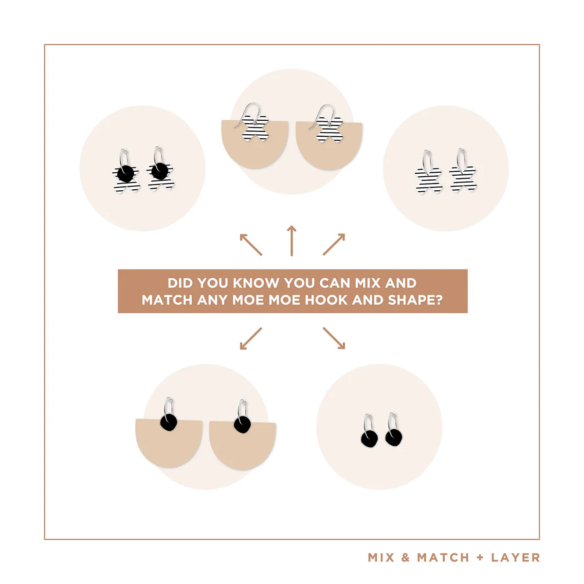 Earrings Kiss the Moon Mixer Pack Luxe Fusion - Moe Moe Design - Image 4