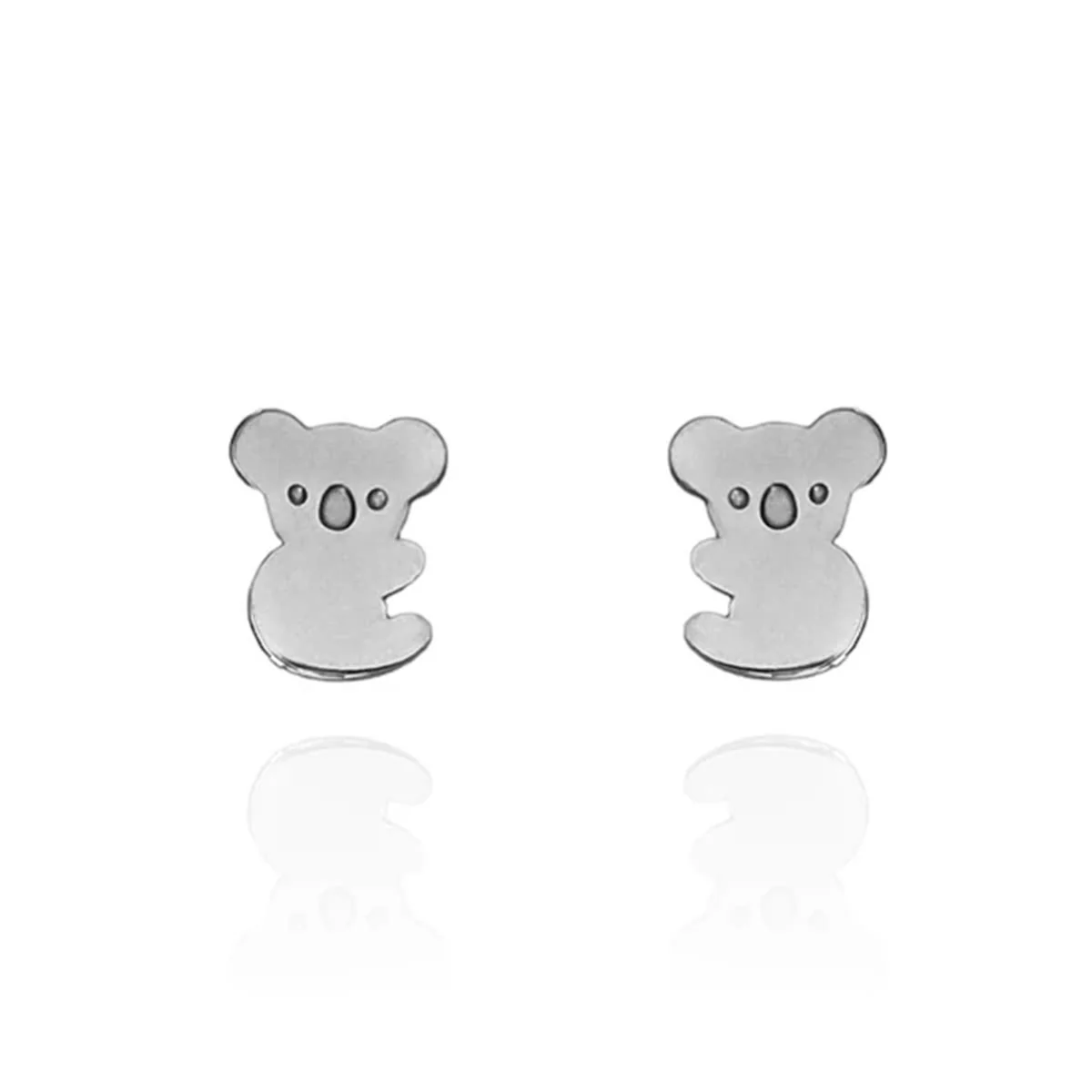 Earrings Koala Silver Studs - Originals Lab