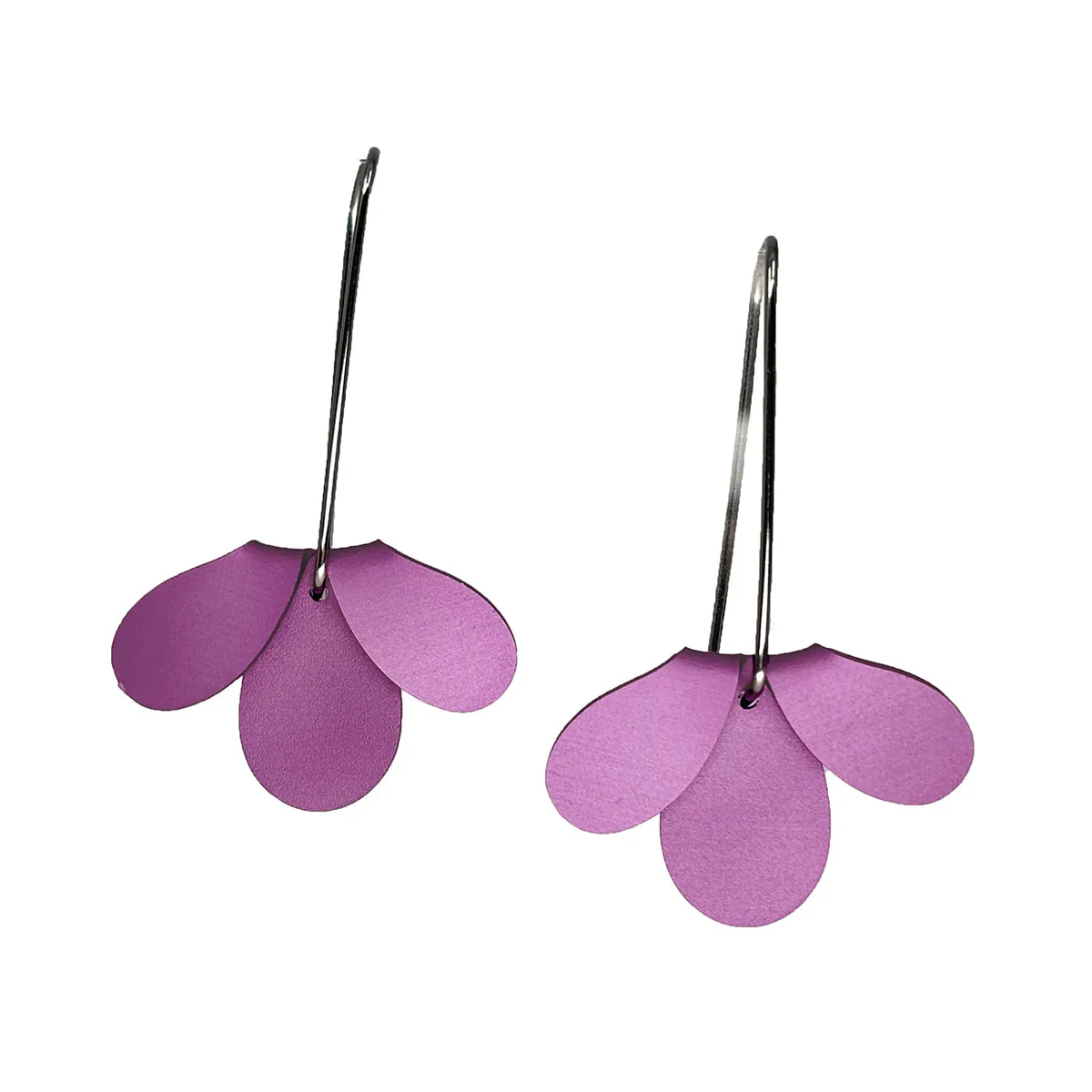 Earrings Lilac Flip/Curve - Fink