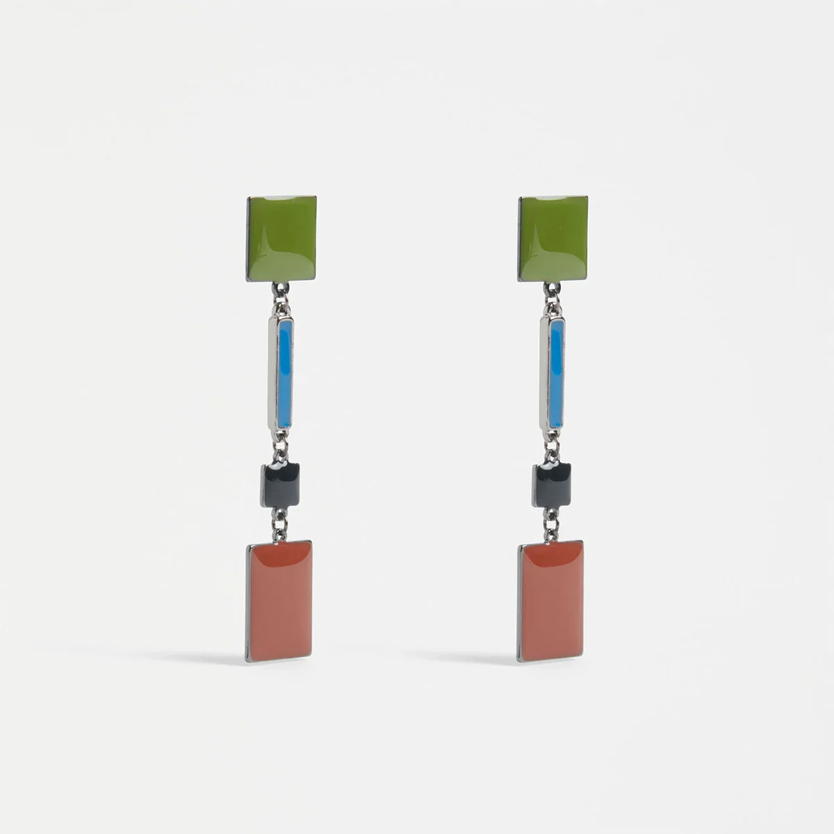 Earrings Malin Artichoke Long Drop - Elk Accessories