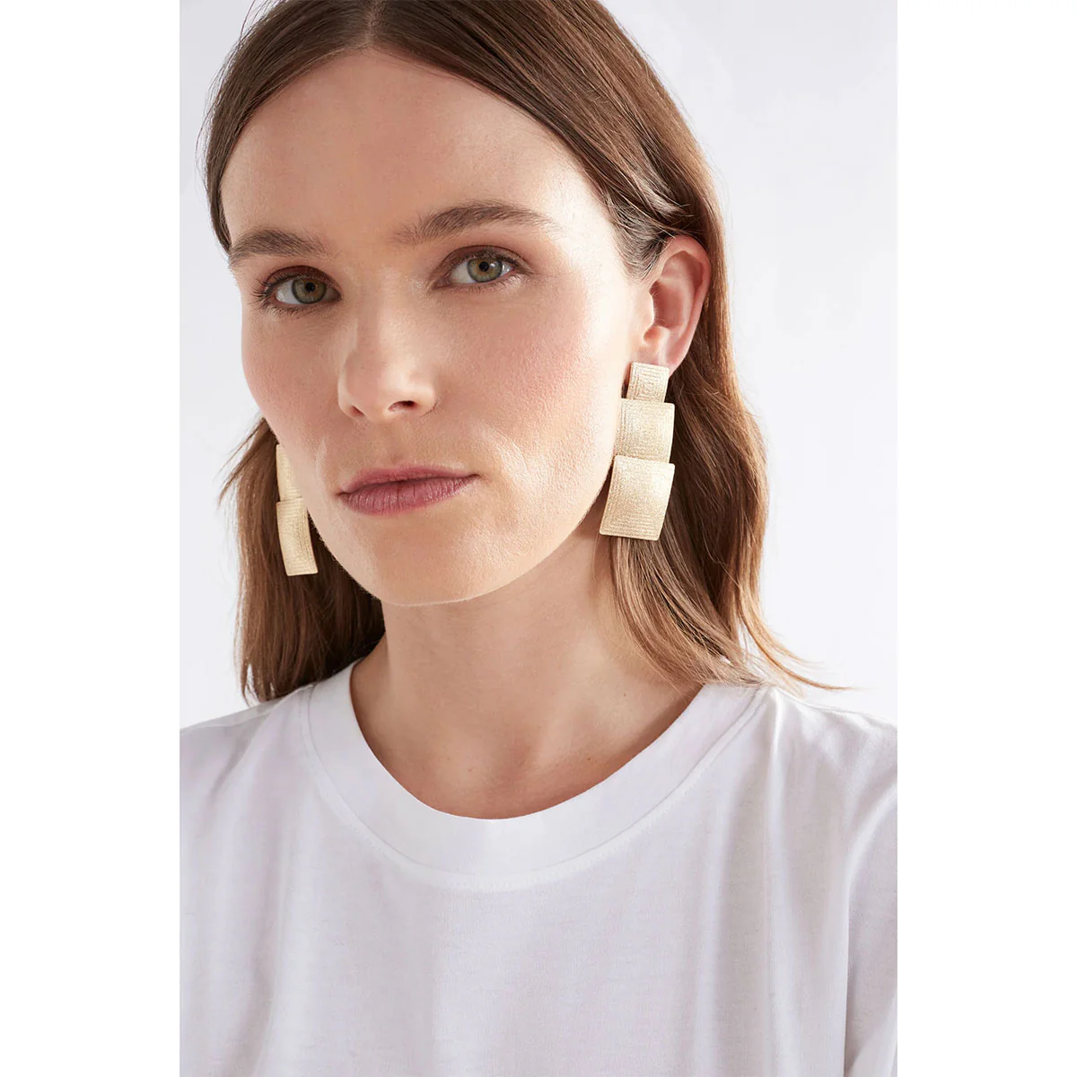 Earrings Metri Gold Drop - Elk Accessories - Image 2