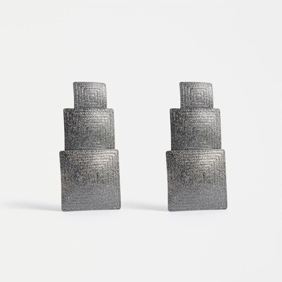 Earrings Metri Gunmetal Drop - Elk Accessories